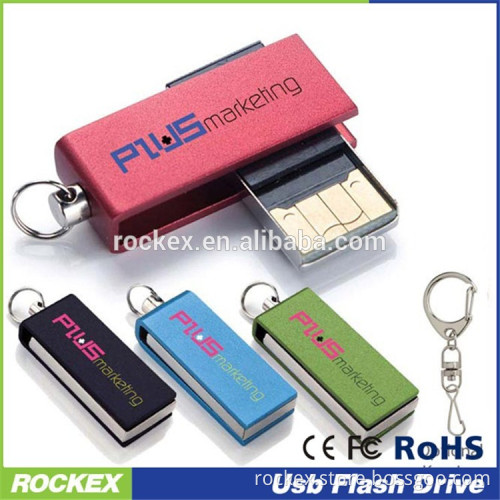 Mini Swivel custom USB flash drives
